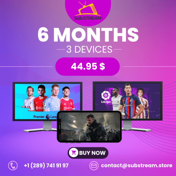 Subscription 6 mois 3 appareils